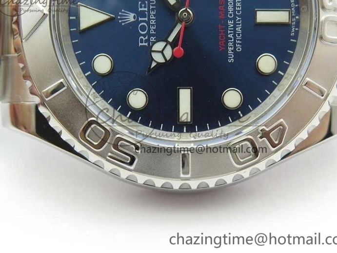 0601 Yacht-Master 116622 ARF 1:1 Best Edition 904L Steel Blue Dial on SS Bracelet A OnTrend 3231